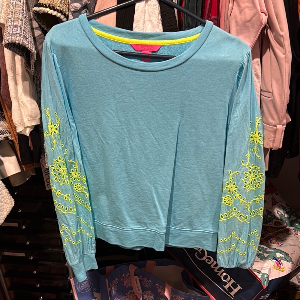 Lilly Pulitzer Alla Terry Sweatshirt Top